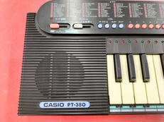 CASIO PT-380 ピッカピカトーン　キーボード・マイク・ROM5本セット CASIO PT-380 ピッカピカトーン キーボード・マイク・ROM5本