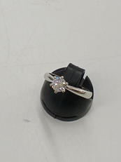 Pt900　ダイヤ　リング|3.7G   0,427CT   #10