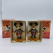 木製ミッキー・ミニーマウスセット|ディズニー