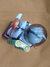 アストロマン 野村トーイの復刻版 ゼンマイで歩行、火花でる。 アストロマン 野村トーイの復刻版 ゼンマイで歩行、火花でる