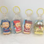 忍者ハットリくん ソフビ貯金箱4個セット|BANPRESTO