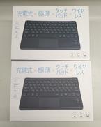 タッチパッド付ワイヤレスキーボード|-