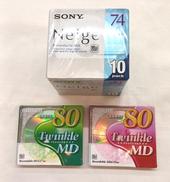 録音用MDセット|SONY/MAXELL