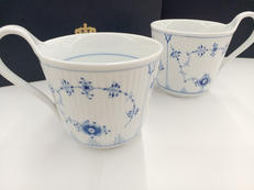 ブルーフルーテッドプレイン　ハイハンドル　ペアマグ|Royal Copenhagen