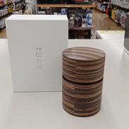 帯筒 茶筒 黒檀柾目|角館 伝四郎