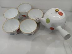 色絵丸紋茶器揃え|香蘭社