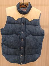 デニムダウンベスト|シュガーケイン