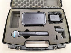 電池蓋ヒビあり　ワイヤレスマイク|SHURE