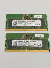 ノート用メモリ DDR5/8GB/2枚|MICRON