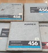 オープンリール10号1/2インチ 7本セット|AMPEX