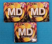 録音用ミニディスク(3本セット)|TDK