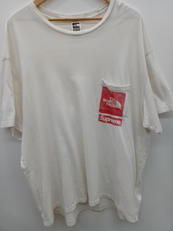 Tシャツ　WHT|THE NORTH FACE×SUPREME