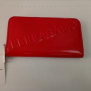 ラウンドファスナー長財布　RED|salvatore ferragamo
