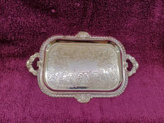 アンティークトレイ5点セット|CASTING SILVER PLATED