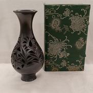 花挿し|陶山黒陶