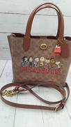ウィロウトートバッグ24|COACH×PEANUTS