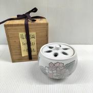 紫陽花文香炉|久滋窯　小島章光