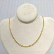 K18ネックレス|宝石無しネックレス