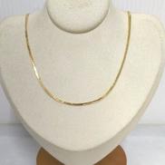 K18ネックレス|宝石無しネックレス