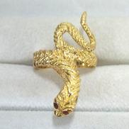 K18 石付きリング|宝石付きリング