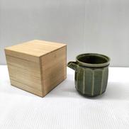 織部　面取片口|益子焼 田中正生