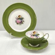 カップ＆ソーサー＆プレートトリオセット|AYNSLEY