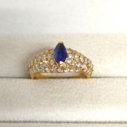 K18リング|石付き