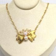 K18ネックレス|宝石付きネックレス