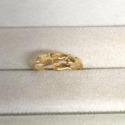 K18リング|宝石無しリング