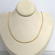 K18ネックレス|宝石無しネックレス