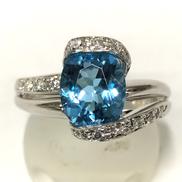 PT900リング|ブルートパーズ