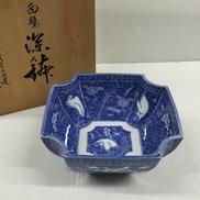 四方隅切り八角深鉢|深川製磁