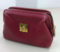 レザーコスメポーチ|CELINE