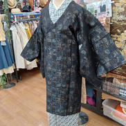 正絹 コート|菱瓦幽玄織