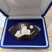 アンティーク鼈甲帯留め|-