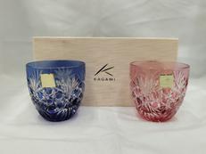 江戸切子　ペア冷酒杯|KAGAMI