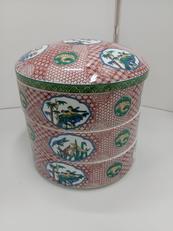 三段重|九谷焼 青郊窯