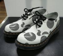 3ホール 白×水玉　約24.0cm　ドクターマーチン|DR.MARTENS