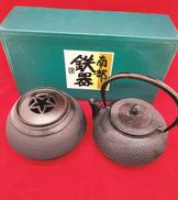 鉄瓶、茶こぼしセット|南部盛榮堂