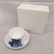 ティー.コーヒー碗皿ブルーローズ|大倉陶園