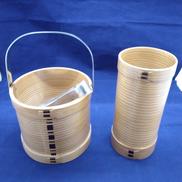 アイスペールセット|秋田杉曲げわっぱ