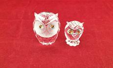 フクロウミニ置物セット|SWAROVSKI