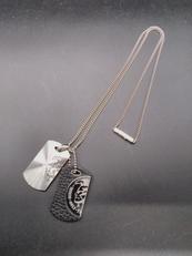 ダブルプレートネックレス|DIESEL