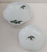 松葉色笹 取皿 6号鉢|深川製磁