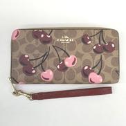 長財布 チェリー|COACH