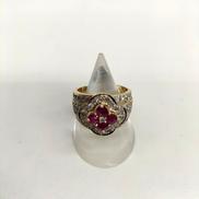 ダイヤ・ルビーリング|K18 D:1CT R:0.95CT
