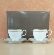 ハンプシャーゴールド碗皿ペア|NORITAKE