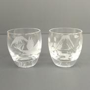 江戸切子 冷酒グラスペア|太武朗工房