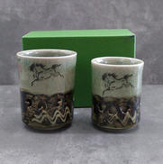 大堀相馬焼 二重夫婦|半谷陶器店