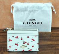 ミニスキニー ＩＤケース・チェリープリント|COACH